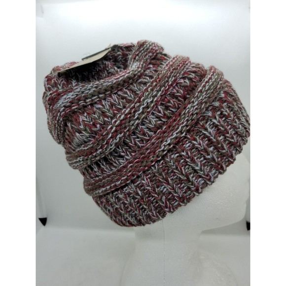 C.C Trendy Warm Chunky Soft Stretch Cable Knit Beanie Skully - Picture 3 of 7